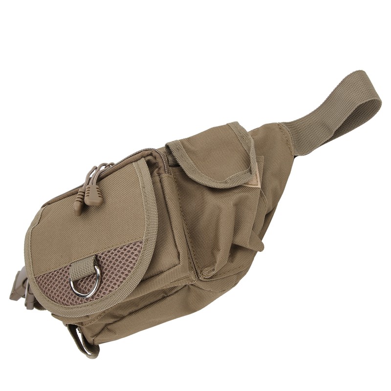 Fishing Bag Portable Polyester Storage Pack Bumbag Adjustable for Outdoor