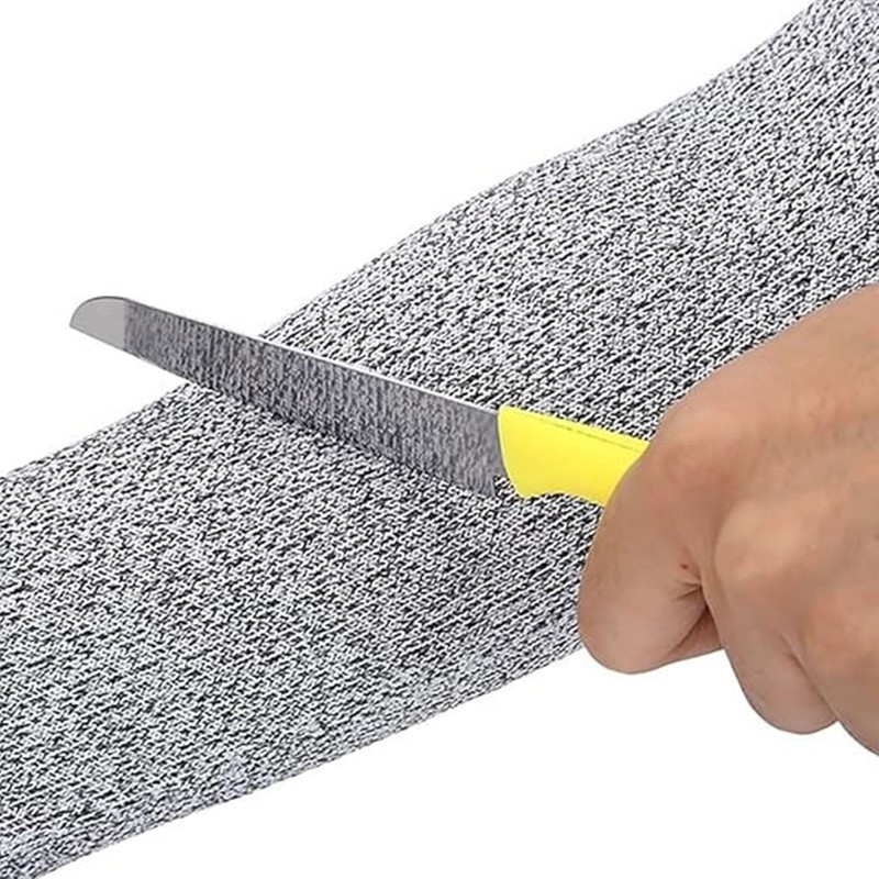 NIHUIFDPY 2PCS Cut Resistant Safety Arm Sleeves, Level 5 Arm