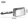 Roczental Stainless Steel Cat Litter Scoop Long Handle Durable Scooper
