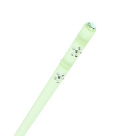 Green Clear Hair Stick Chop Sticks with Diamond Flower