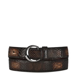 Cuadra Men's Belt with Genuine Python Leather, CS381PH, Size 42