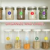 PATIKIL Number 19 Circle Stickers,1 Inch Round Color Coded Self-Adhesive