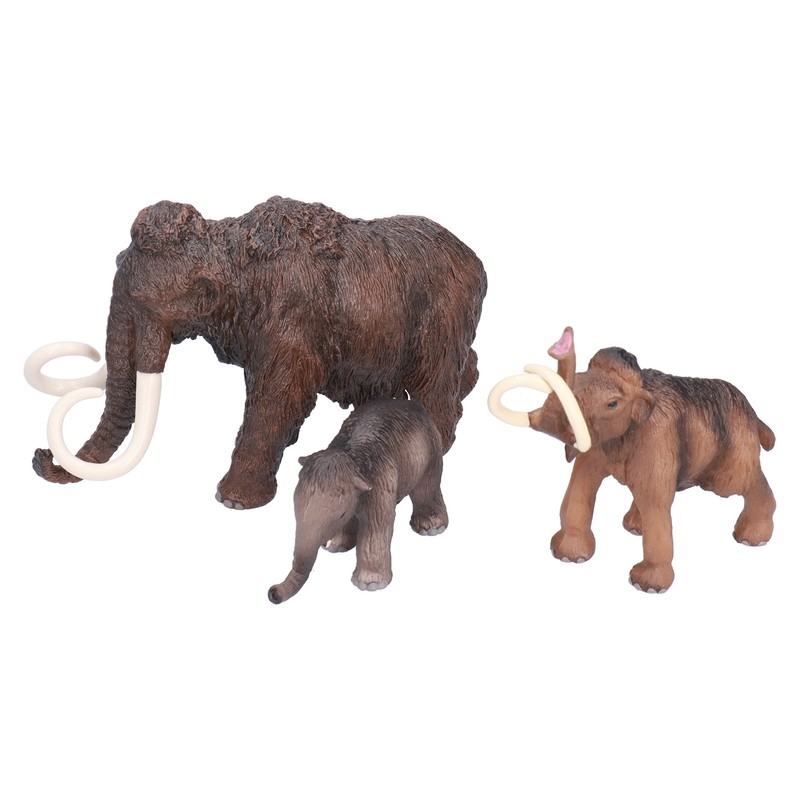 Mammoth Model Simulated Figurine Realistic Plastic Mammoth Toys for Animal