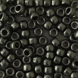 Pony Beads Black Pearl Large Hole Beads Made in USA