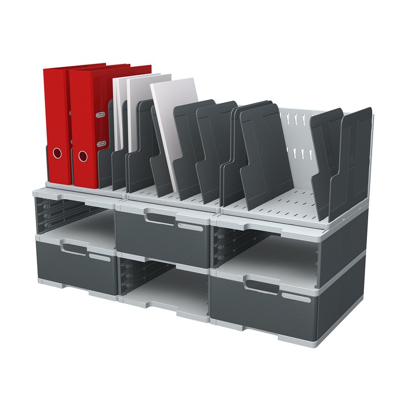 Exacompta Modulotop 39107D Dividers for Organisers Recycled Plastic for DIN