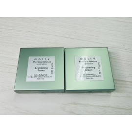 MALLY Effortless Airbrush Eyeshadow Brightening Brown .09oz (LOT OF 2) NWOB