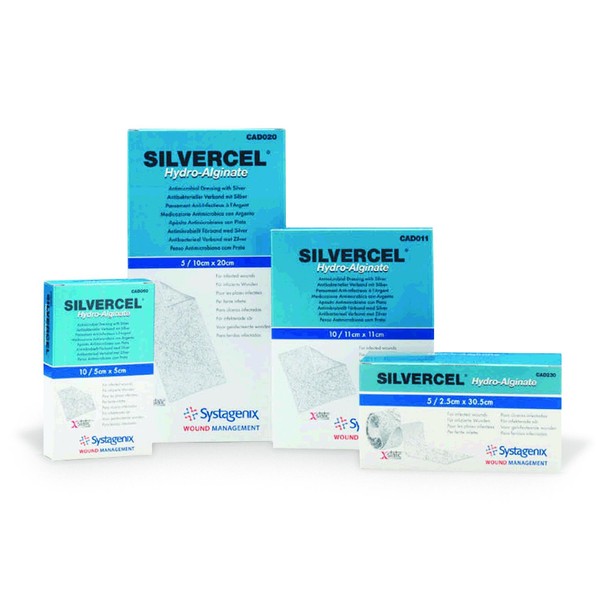 Johnson & Johnson SILVERCEL Antimicrobial Alginate Dressing - Sku JNJ800112