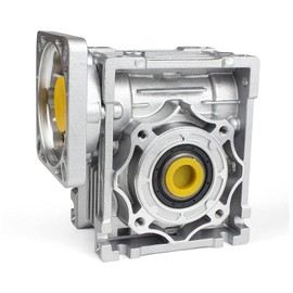 YIDOFENG NMRV040 Worm Gear Gearbox Ratio 5:1,18mm Output Shaft,RV40 NMRV-040 Metal Gearheads Worm Gear Reducer for Nema34 Stepper Motor/Servo Motor