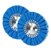 QZATTCAEN 8" Blue Airway Buffing Wheel,5/8'' Arbor Hole,12 Plys/Coarse Polishing