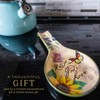 IPXOZO Bella Vita Ceramic Spoon Rest - Italian Sunflower Utensil