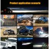 PUNKZZ Barra De Luz Led 20 Pulgadas 52 Led 152w