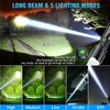 Rechargeable Flashlights High Lumens - 2000 Lumens Long Beam Super