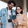 VULKIT Porta Pasaporte De Viaje Con Cierre Magnético RFID Blocking