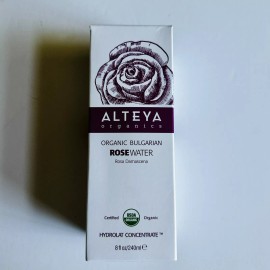 ALTEYA Organics BULGARIAN ORGANIC ROSE WATER Rosa Damascena – GLASS SPRAY 8oz