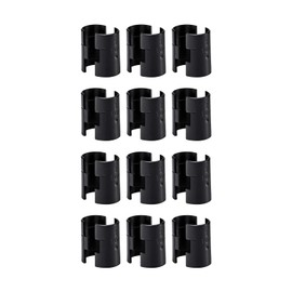24 clips de estantería de alambre para poste de 3/4 pulgadas, clips de bloqueo de estante de plástico, reemplazos de fundas de estantería, piezas de accesorios de estantería de alambre, compatibles con Thunder Group Metro y más