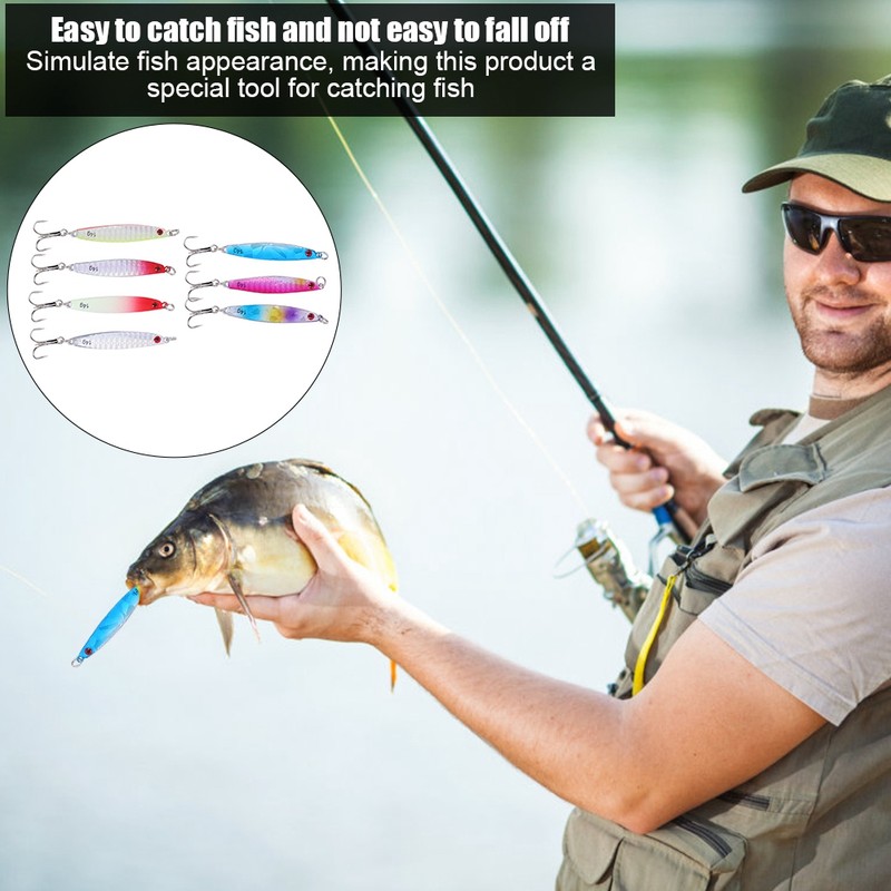 7pcs Mini size Fish Shape Fishing Hard Lure Bait with