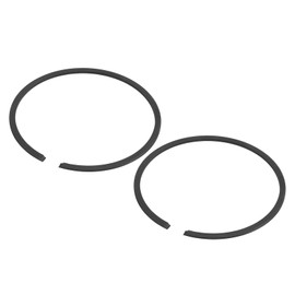 QUARKZMAN Piston Ring Set, 2 Pieces 50mm x 1.2mm Standard Size Piston Rings Fits Chainsaw Replacement Parts