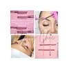 100 Cepillos Glitter Desechables Extensiones Pestañas Cejas