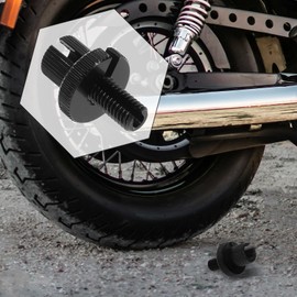 4Pcs M8 Motorcycle Clutch Cable Wire Adjuster Screw Motorbike Brake Fastener Clutch Brake Cable Adjuster for Motorcycle Black Aluminum Alloy