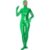 VSVO Shiny Spandex Open Face Full Bodysuit Zentai Suit for