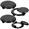 PAGOW 4 Pack Patio Table Umbrella Hole Ring and Cap