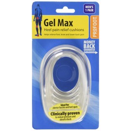 Profoot Pair of Men's Gel Max Anti-Fatigue Heel Cushions