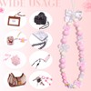 4 PCS Cute Phone Charms Aesthetic Y2K Cellphone Wrist Strap