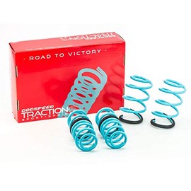 Godspeed LS-TS-VN-0006 Traction-S Sports Lowering Springs, Reduce Body Roll, Improved Handling, Set of 4, compatible with Volkswagen Jetta GLI 2011-18