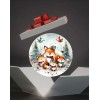 Fox Christmas Ornament, Stocking Stuffers Festive Cheer