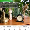 AYRELY® 5.5" Vintage Metal Alarm Clock, Desk and Table Clock