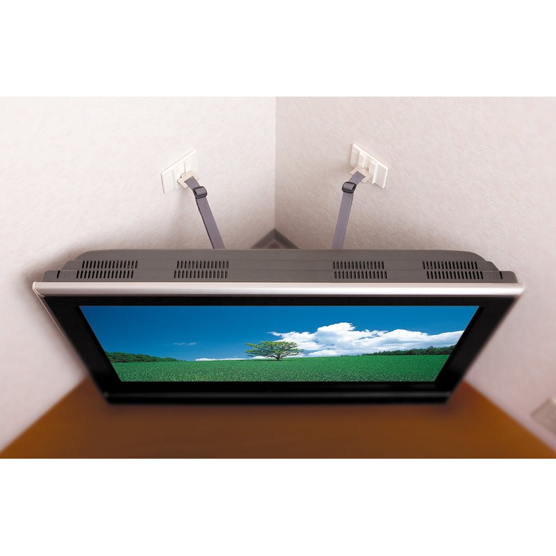 Kitagawa Industry TF-VCB-TV-2S Kitalia Anti-Fall Fixing Fixture for Large Televisions,