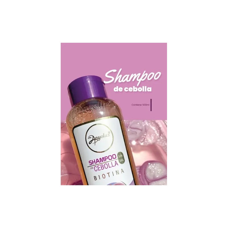 Kit De Cebolla Anyeluz Shampoo Acondicio Terapia Capilar
