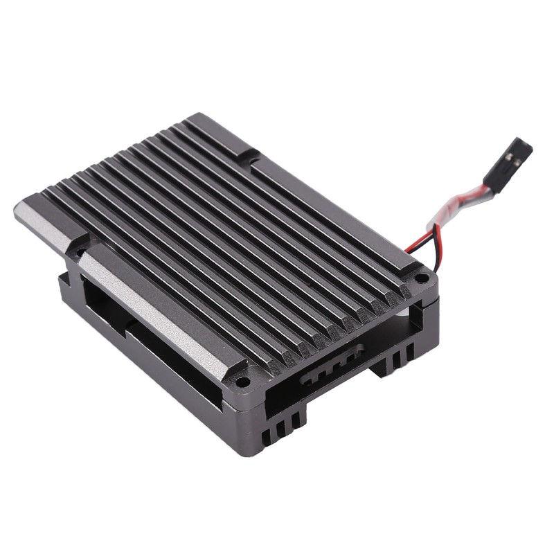 Aluminum Alloy Cooling Case Heat Dissipation Enclosure with Fan for