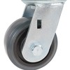 Vestil CST-KSM-4X2MR-S Rubber Swivel Caster 4 In. Diameter x 2