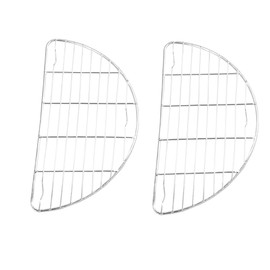 Small Half Round Cooling Rack 2 Pack - 7.9 x 4.1 inches – Stainless Steel