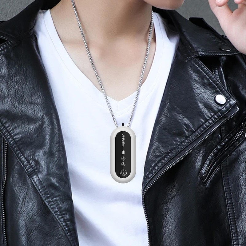 Wearable Air Purifier | Portable Tiny Air Ionizer Necklace -