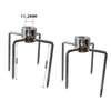 2-Pack Universal 304 Stainless Steel BBQ Meat Fork, Round Spit