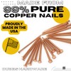 Dubbs Hardware 22-Pack Pure Copper 3.5-Inch Nail Spikes - Heavy-Duty