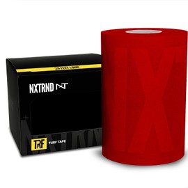 Nxtrnd TRF Turf Tape Football, Extra Wide Kinesiology Tape, Protects from Turf Burn (Red)
