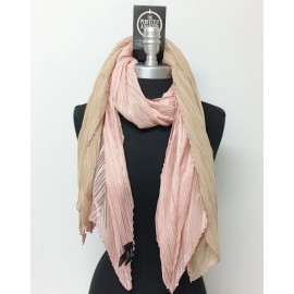 D&Y Lot of 12PCS Crinkle two-tone shadow Silk Blend Scarf Soft Head Face Cover