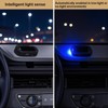ANKIA 2PCS Solar Power Fake Car Alarm LED Light, Simulated