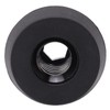Alomejor Billiard Cue Rubber Bumper Pool Cue Block Butt Connected
