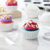 Caperci Heavy Duty Standard White Cupcake Liners 150 Counts -