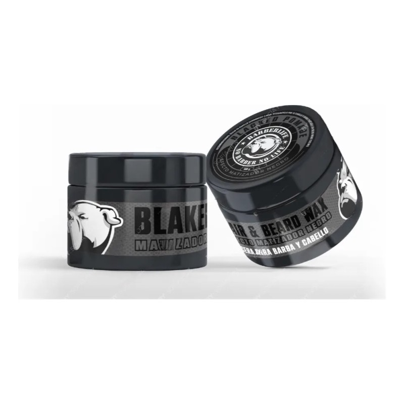 2 Cera Black Cubre Canas Cabello Y Barba Barberlife
