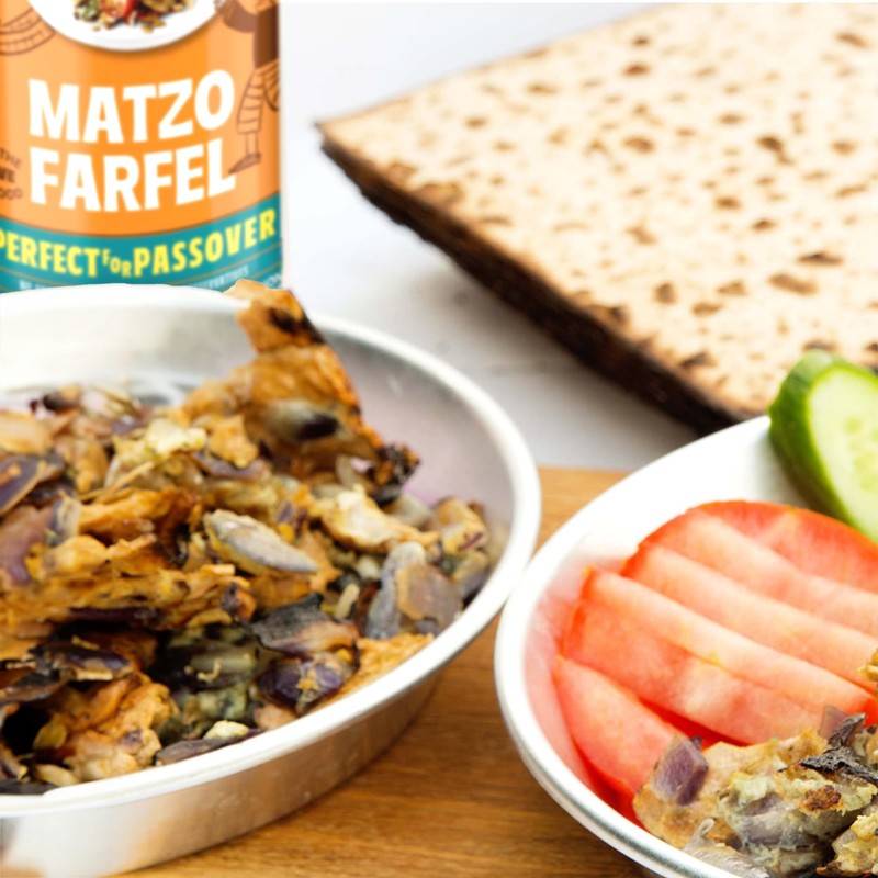 Manischewitz Matzo Farfel, 14oz Resealable Canister, Sodium Free, No Artificial