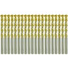 Masonry Concrete Drill Bit Set 3/16 in. Carbide Tip Golden