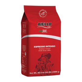Caffé Aiello Espresso Intenso Whole Bean Coffee 2.2 LB