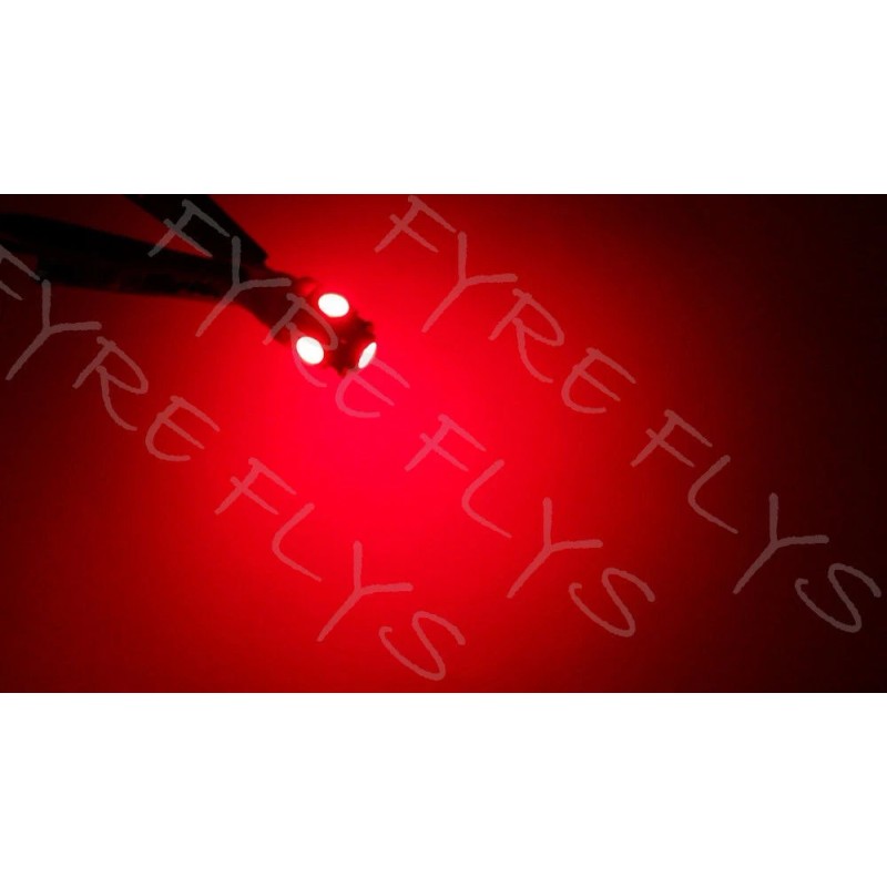 FYRE FLYS 6x Red LED lights interior package kit for