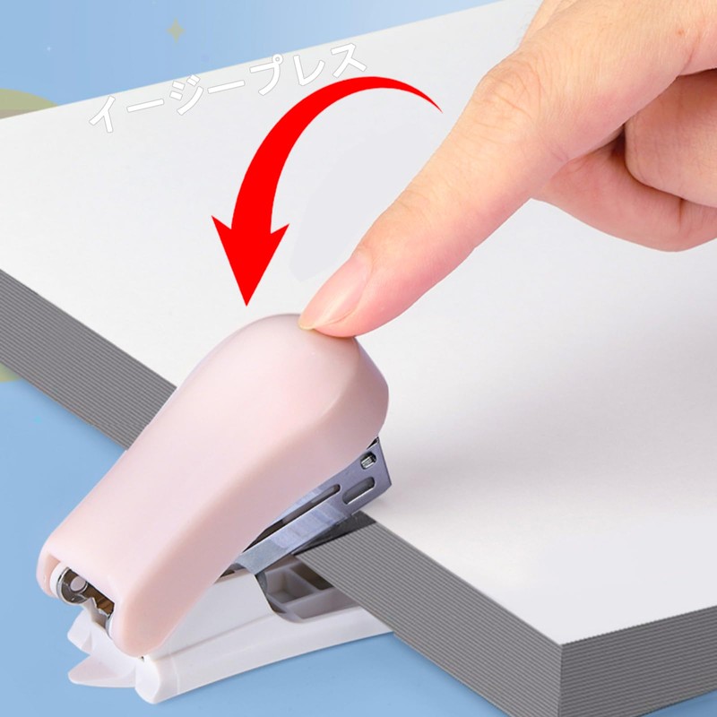 Mini Stapler, 35 Pieces, Lightweight and Portable, Includes 400 Extra