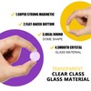 Ceramic Magnets for Craft Fridge Refrigerator Magnets with Transparent Glass